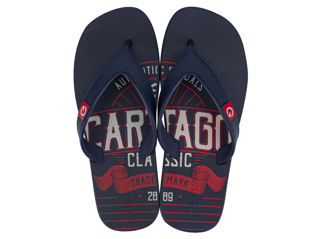 Sandalia Hombre Azul/Rojo Dakar Cartago