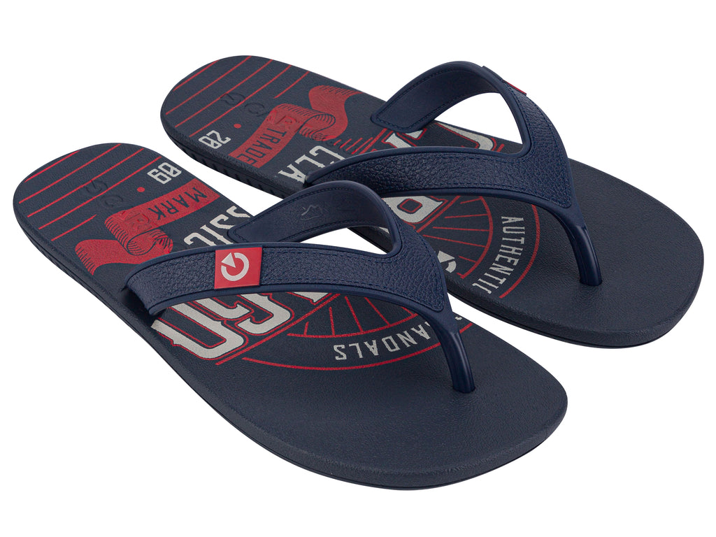 Sandalia Hombre Azul/Rojo Dakar Cartago