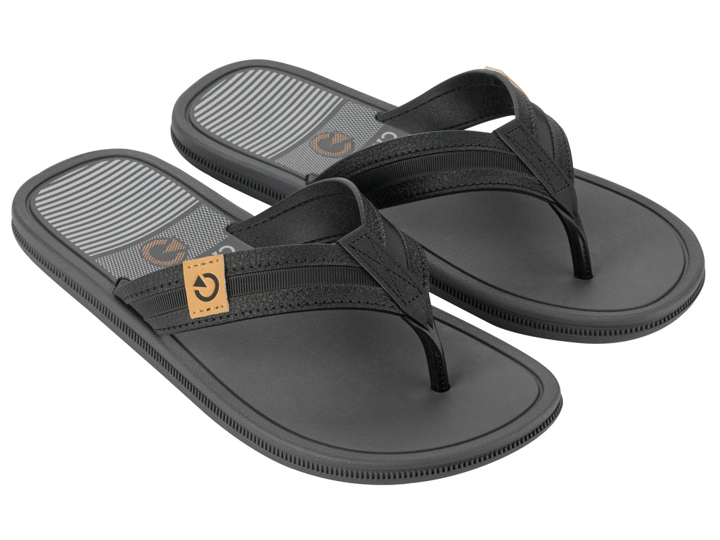 Sandalia Hombre Negro/Gris Maiorca Cartago