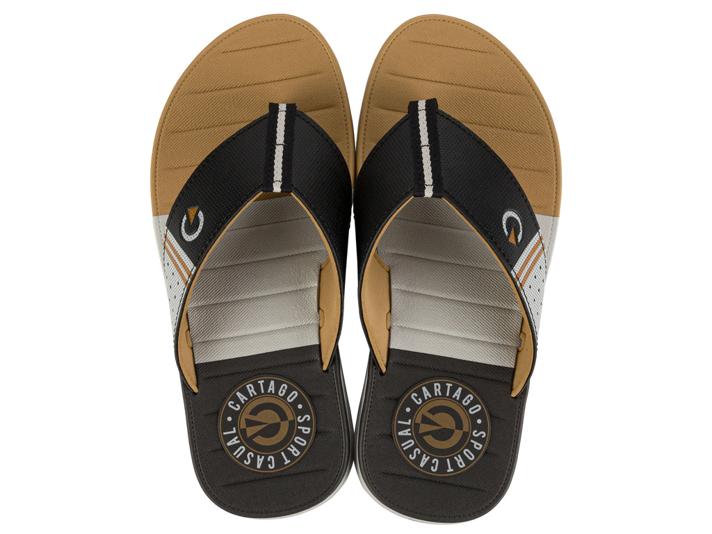 Sandalia Hombre Marrón Sevilha V  Cartago