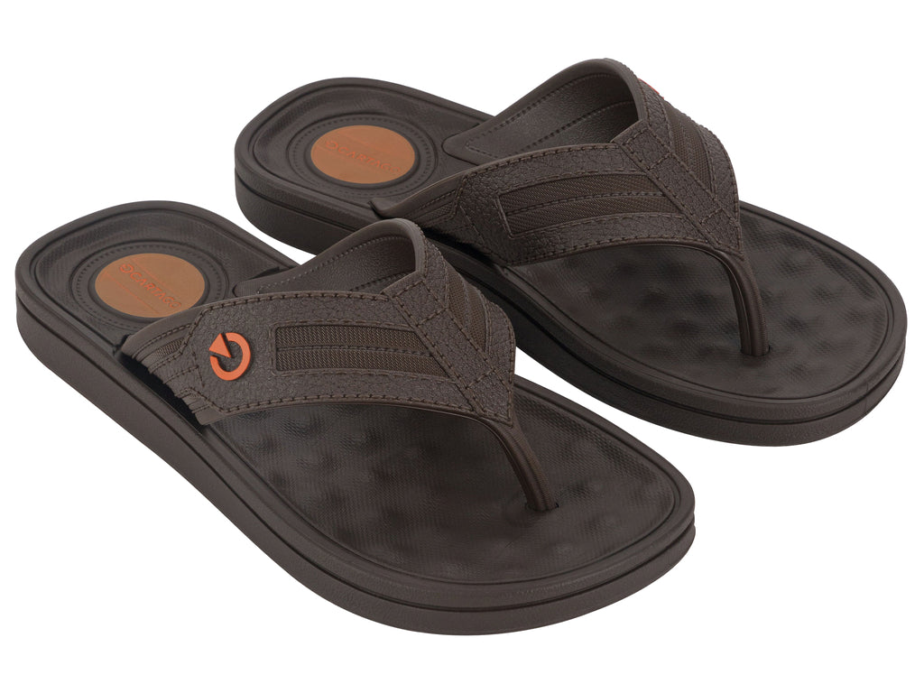 Sandalia Niño Naranja/Marrón Alabama Cartago