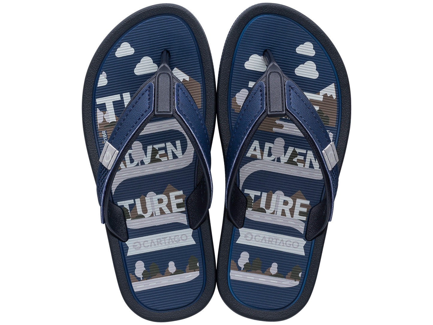 Sandalia Infantil Azul Maiorca 025 Cartago