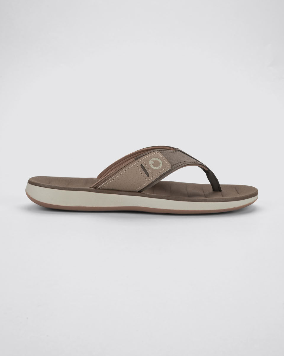 Sandalia Hombre Café/Beige Malaga Cartago
