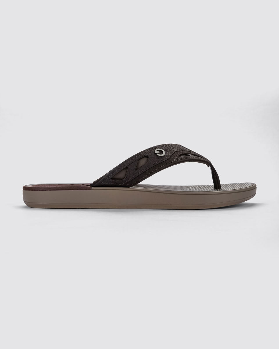 Sandalia Hombre Marrón/Beige Dallas 014 Cartago