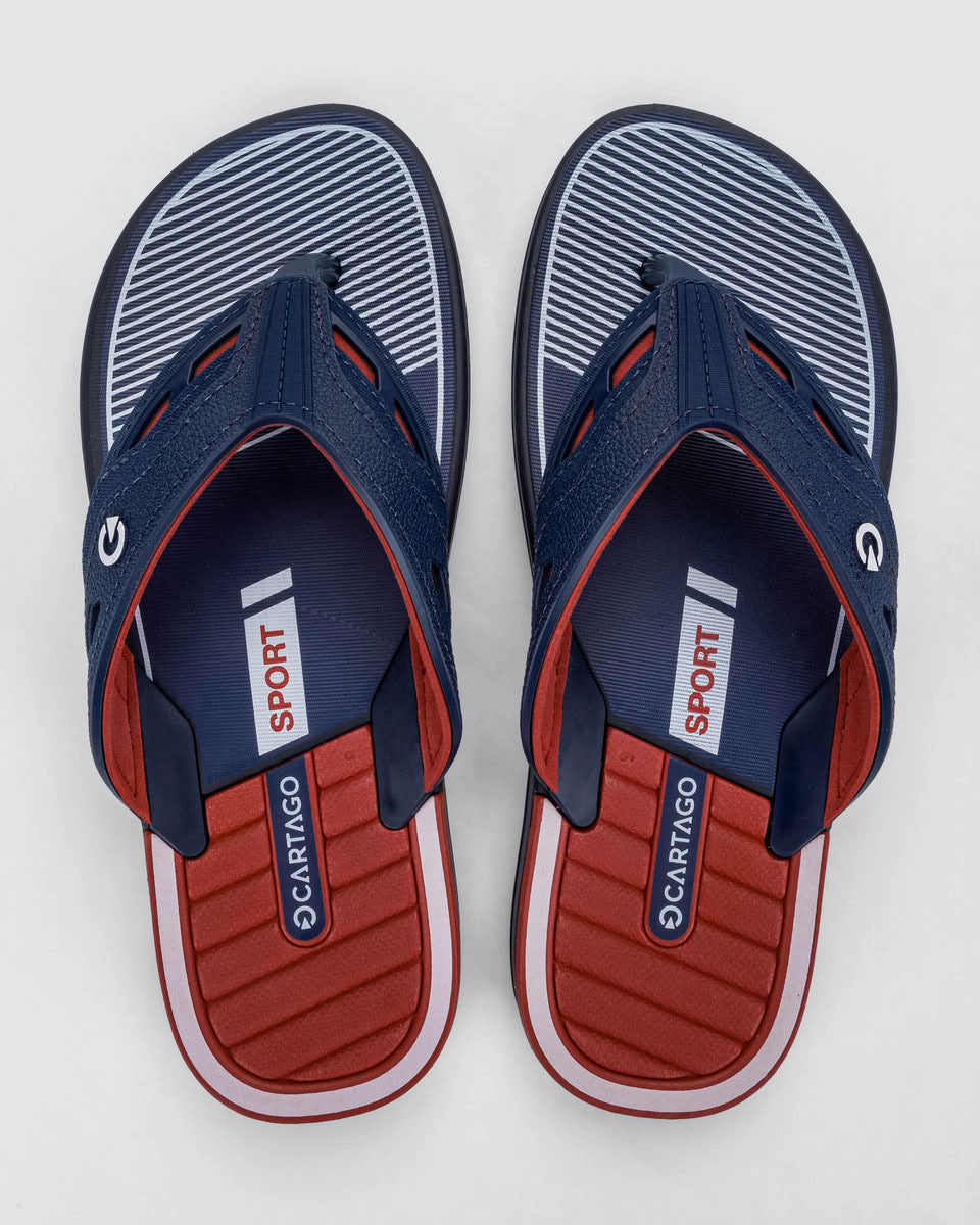 Sandalia Hombre Azul/Rojo Dallas 014 Cartago