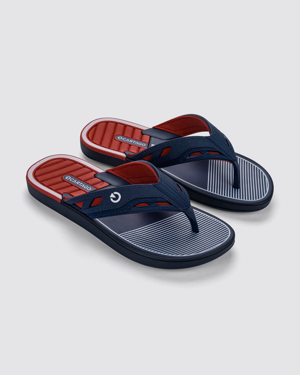 Sandalia Hombre Azul/Rojo Dallas 014 Cartago