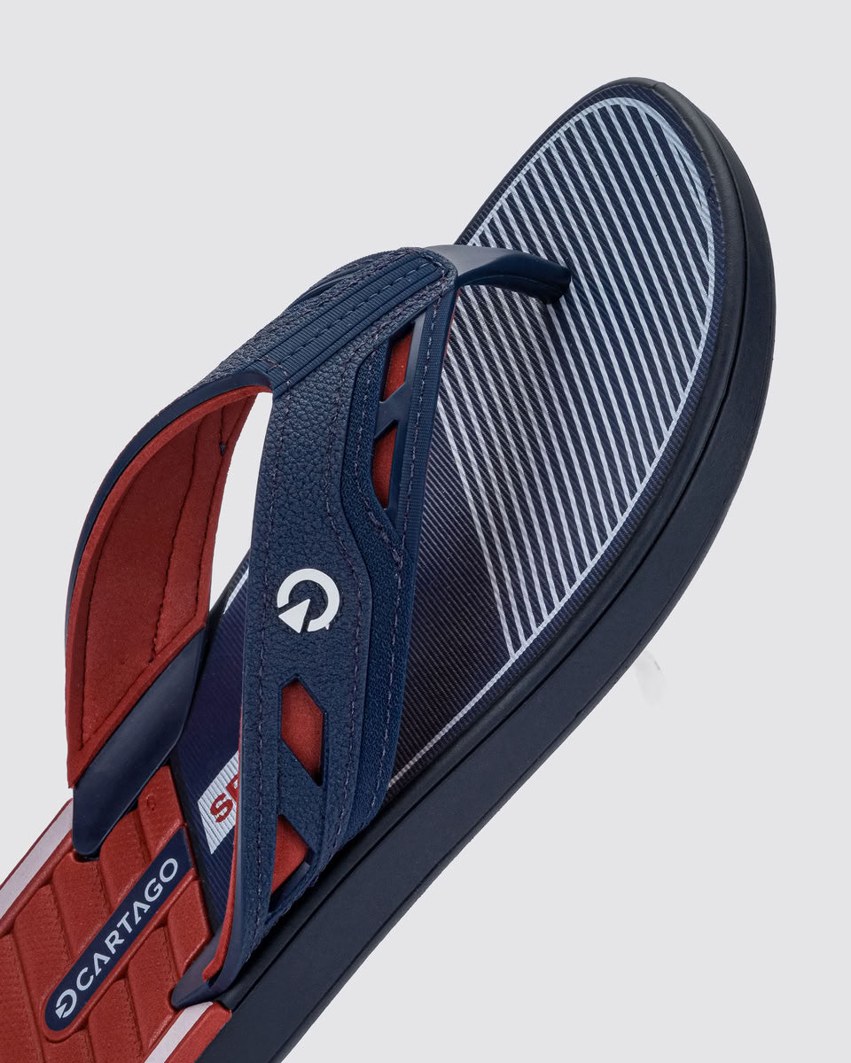 Sandalia Hombre Azul/Rojo Dallas 014 Cartago