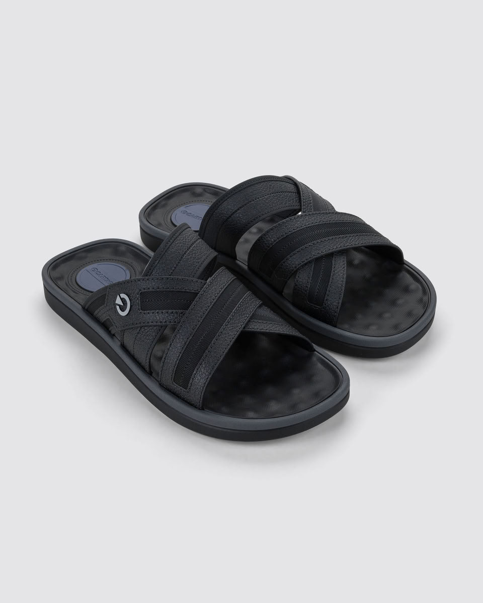 Sandalia Hombre Negro Alabama Slide 16 Cartago