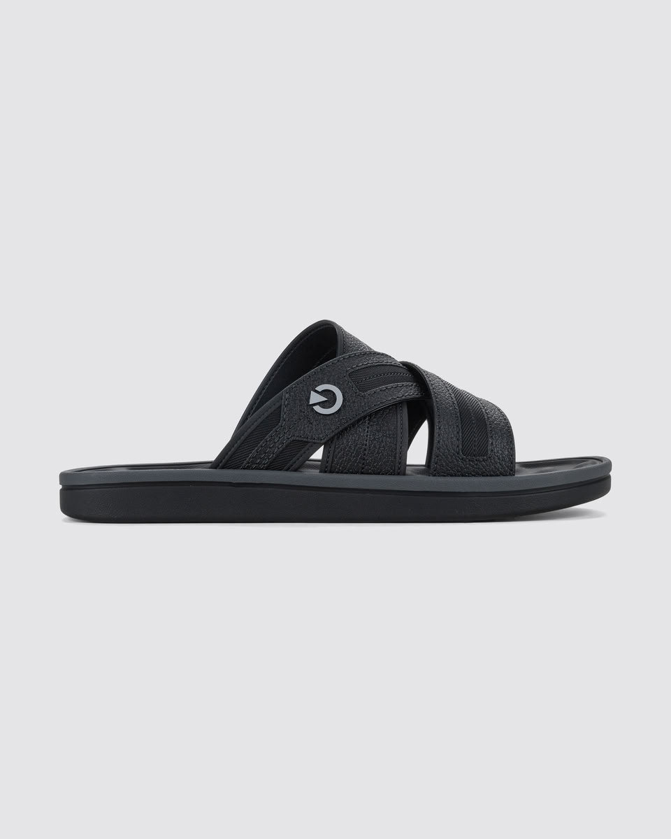 Sandalia Hombre Negro Alabama Slide 16 Cartago