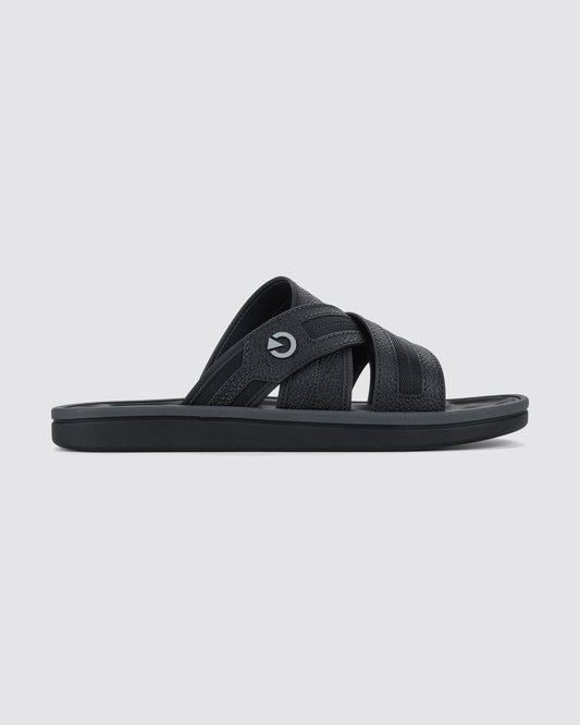 Sandalia Hombre Negro Alabama Slide 16 Cartago
