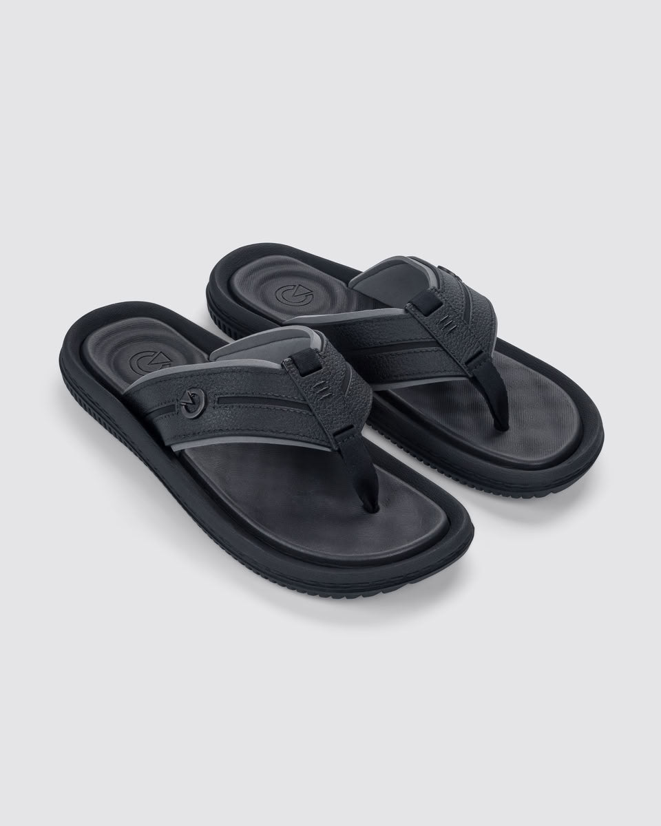 Sandalia Hombre Negro/Gris Fiji VI Cartago
