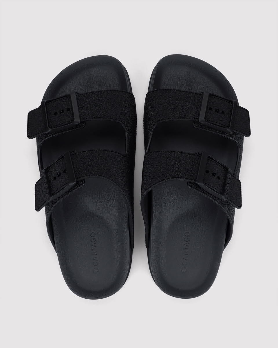 Sandalia Hombre Gris/Negro Milan III Cartago