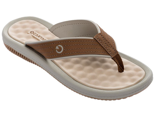 Sandalia Mujer Beige/Marrón Fiji Cartago